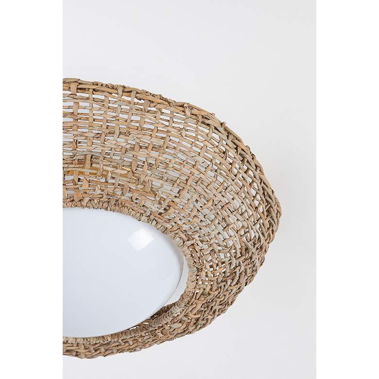 Image 5 Hudson Valley Lighting Killington 24.25 in. Vintage Gold Leaf Flush Mount more views