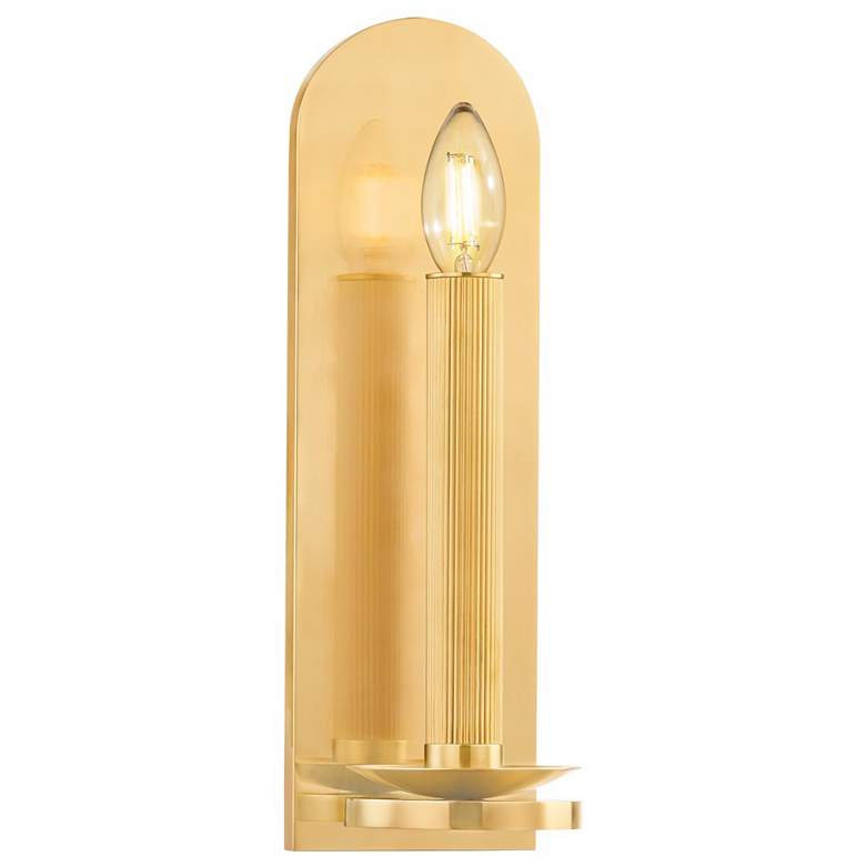 Image 1 Hudson Valley Lighting Lindenhurst 4.25 in. Aged Brass Wall Sconce