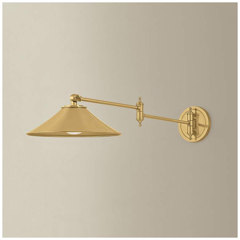 Image 4 Hudson Valley Lighting Lithgow Wall Sconce Aged Brass more views