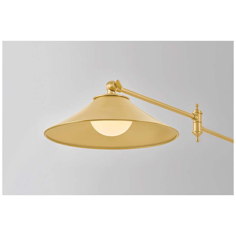 Image 5 Hudson Valley Lighting Lithgow Wall Sconce Aged Brass more views