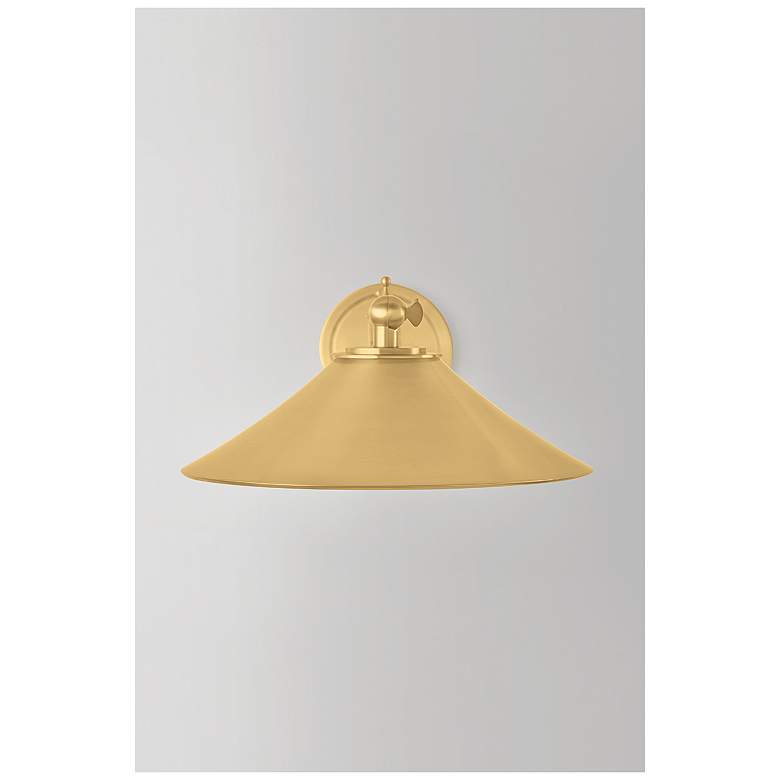 Image 6 Hudson Valley Lighting Lithgow Wall Sconce Aged Brass more views