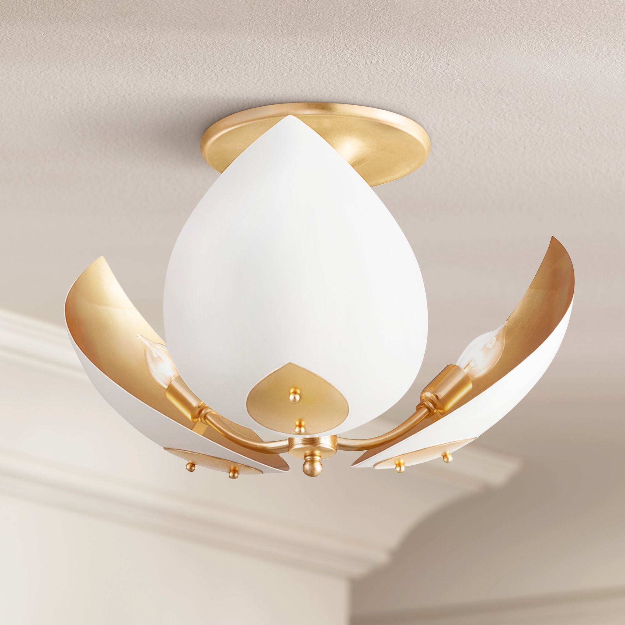 Hudson Valley Lighting Lotus Gold Collection