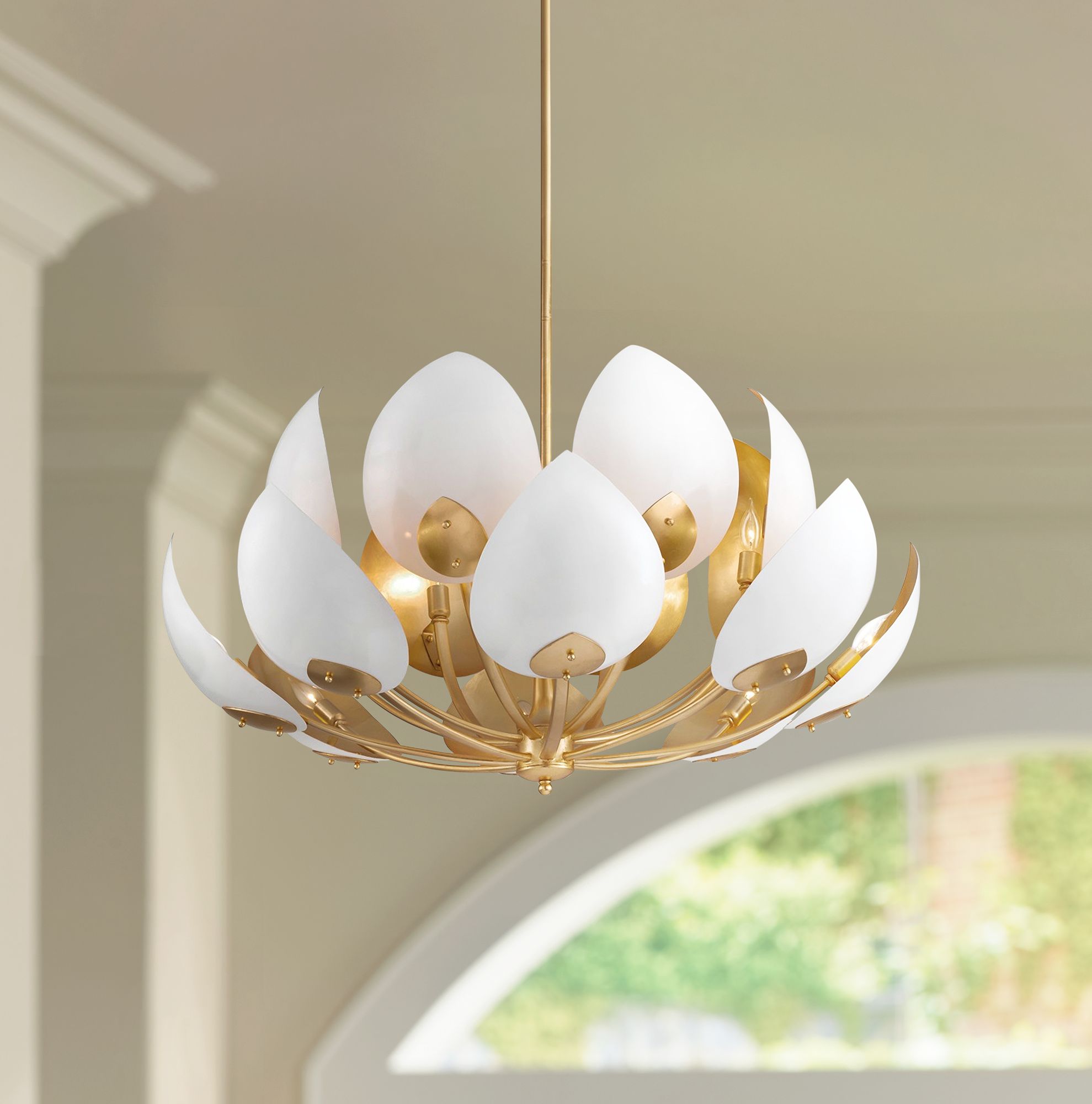 Hudson Valley Lighting Lotus Gold Collection