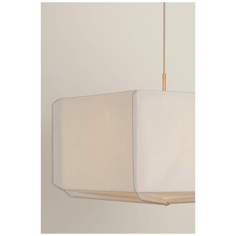 Image 7 Hudson Valley Lighting Louise Pendant Patina Gold Leaf more views