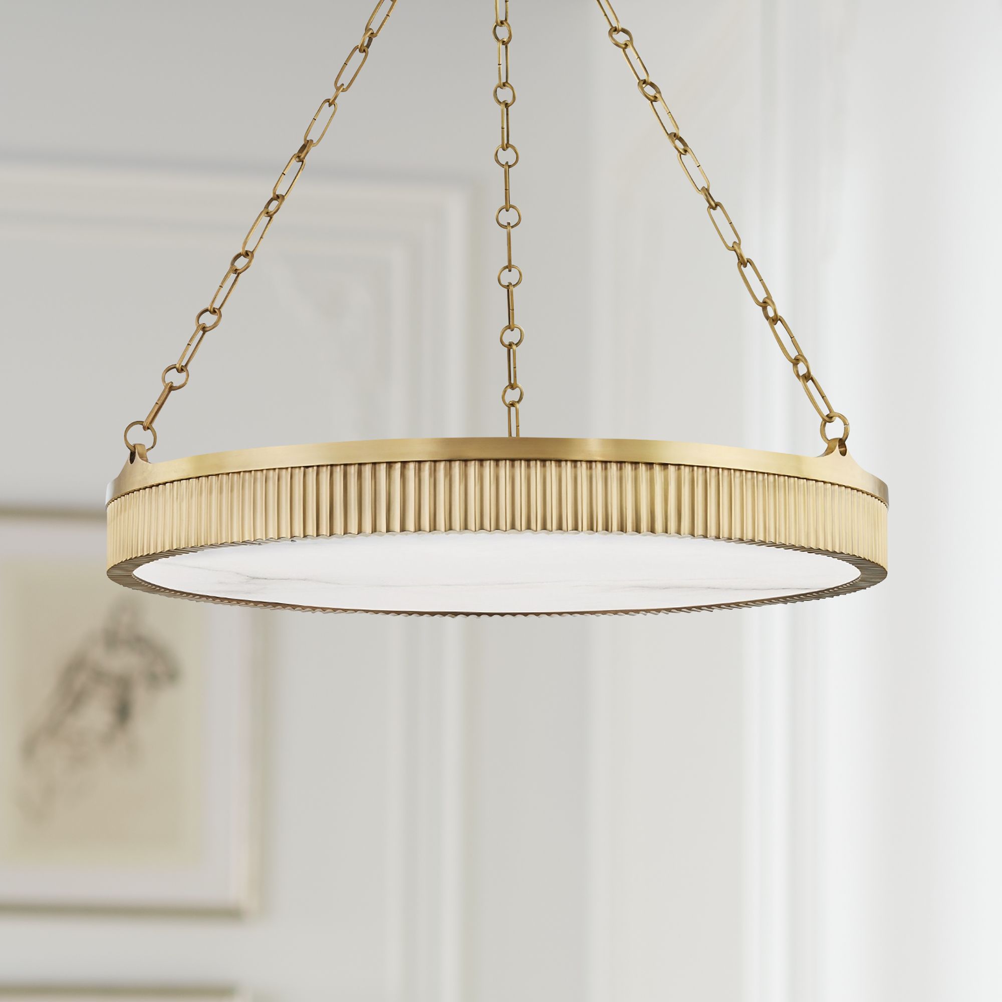 Hudson Valley Lighting Lynden Brass - Antique Brass Collection