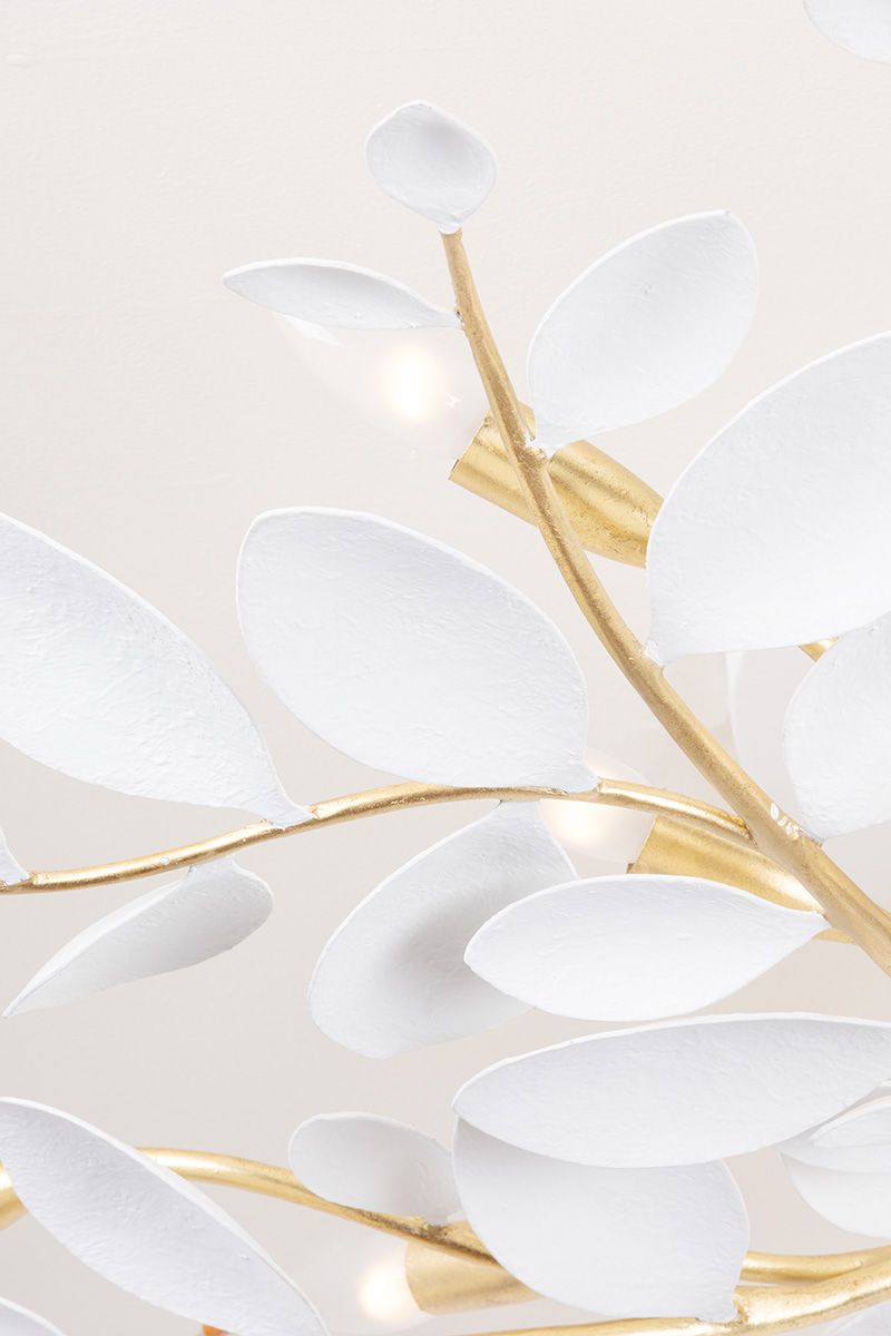 Image 5 Hudson Valley Lighting Marabec 48 in. Vintage Gold Leaf Semi Flush more views