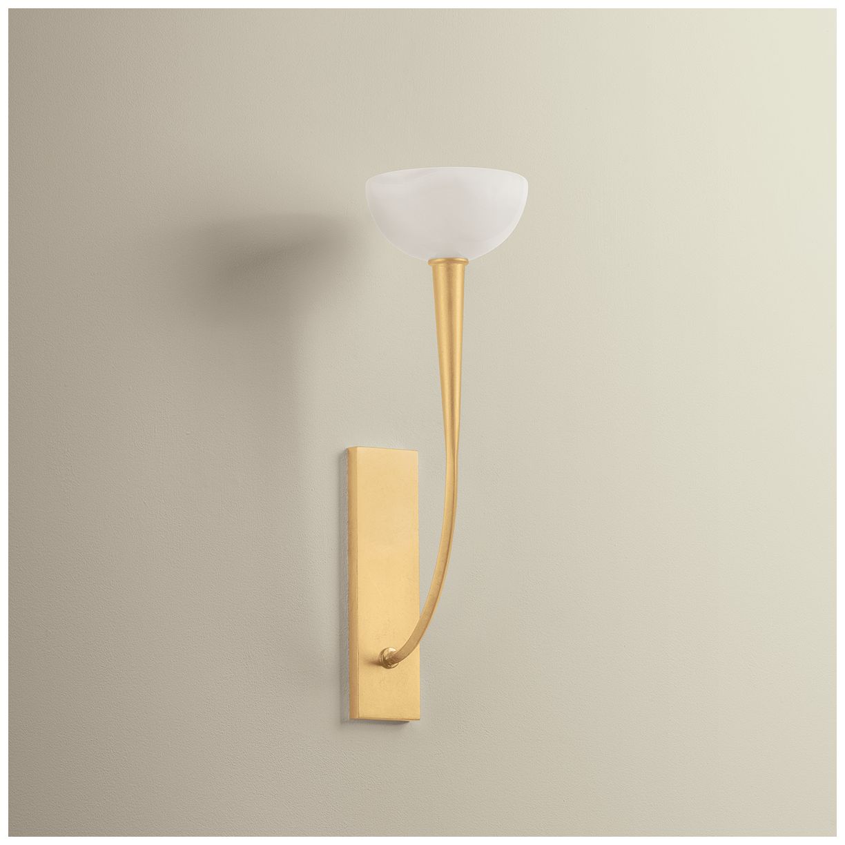 Image 3 Hudson Valley Lighting Maywood Wall Sconce Vintage Gold Leaf more views