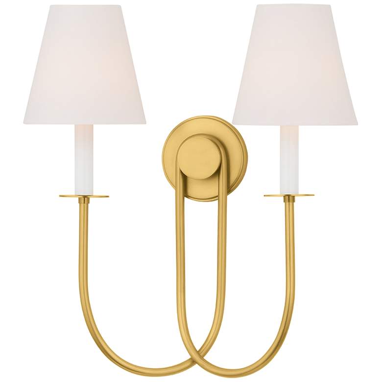 Image 1 Hudson Valley Lighting Midtown Wall Sconce Aged Brass