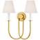 Hudson Valley Lighting Midtown Wall Sconce Aged Brass
