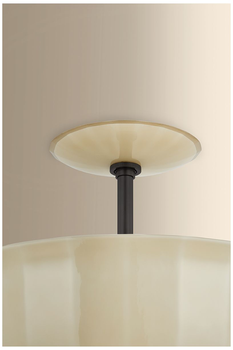 Image 4 Hudson Valley Lighting Nevins Semi Flush more views