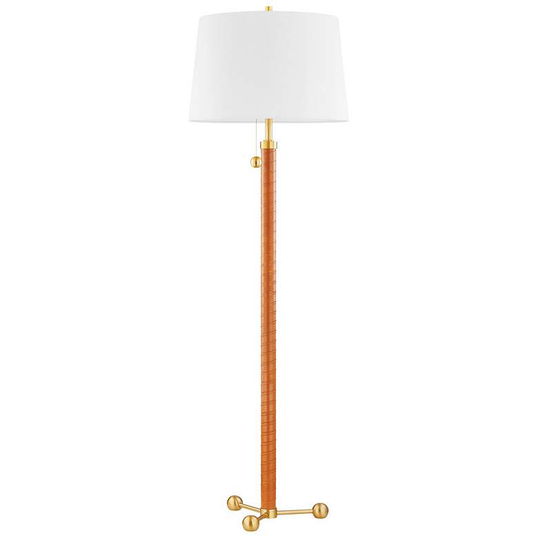 Image 1 Hudson Valley Lighting Noho 21.75 in. Aged Brass Floor Lamp