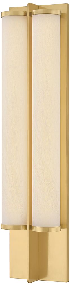 Image 2 Hudson Valley Lighting Northfield Wall Sconce Aged Brass