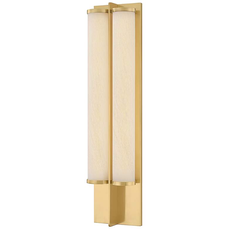 Image 2 Hudson Valley Lighting Northfield Wall Sconce Aged Brass
