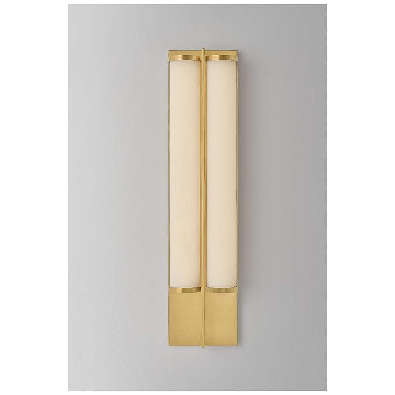 Image 3 Hudson Valley Lighting Northfield Wall Sconce Aged Brass more views