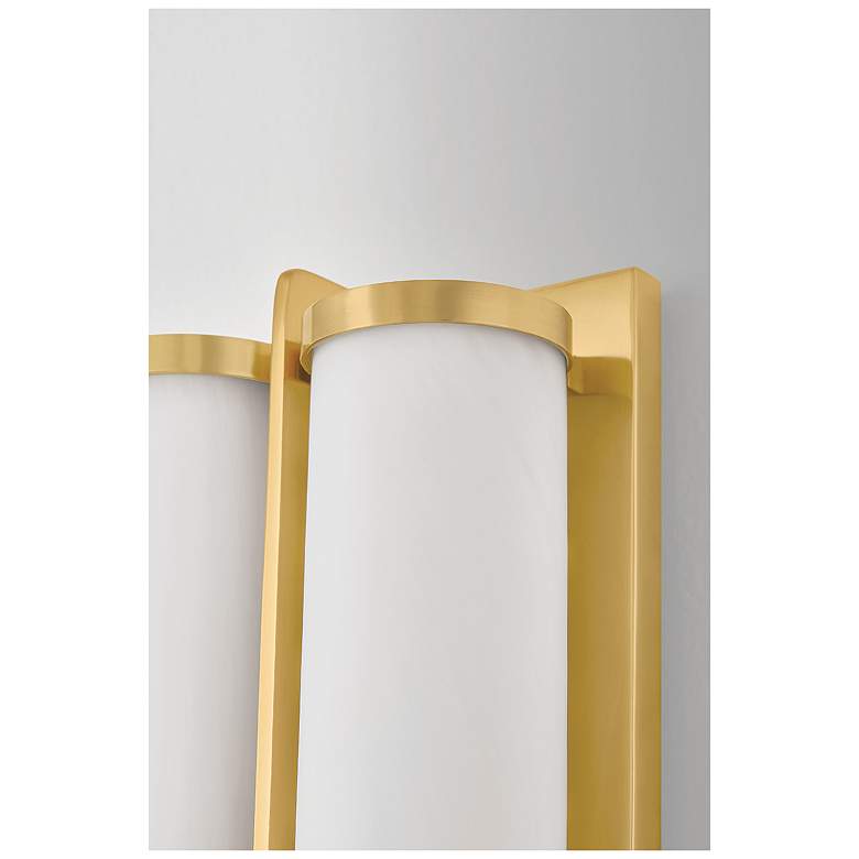 Image 4 Hudson Valley Lighting Northfield Wall Sconce Aged Brass more views