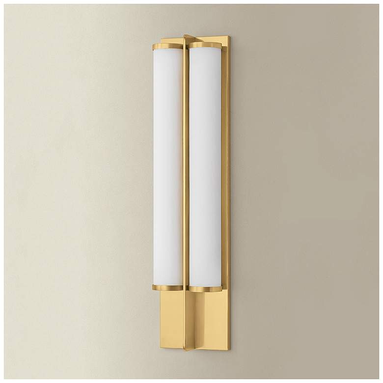 Image 5 Hudson Valley Lighting Northfield Wall Sconce Aged Brass more views