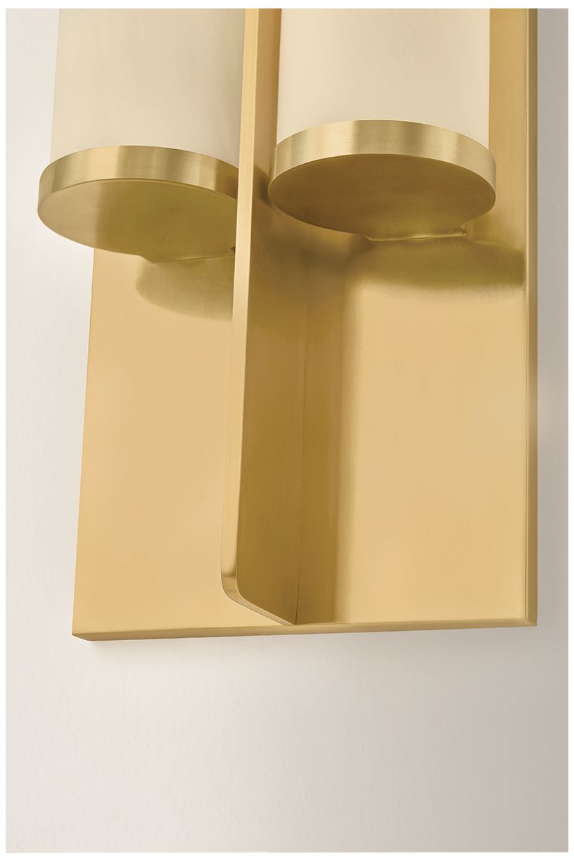 Image 6 Hudson Valley Lighting Northfield Wall Sconce Aged Brass more views