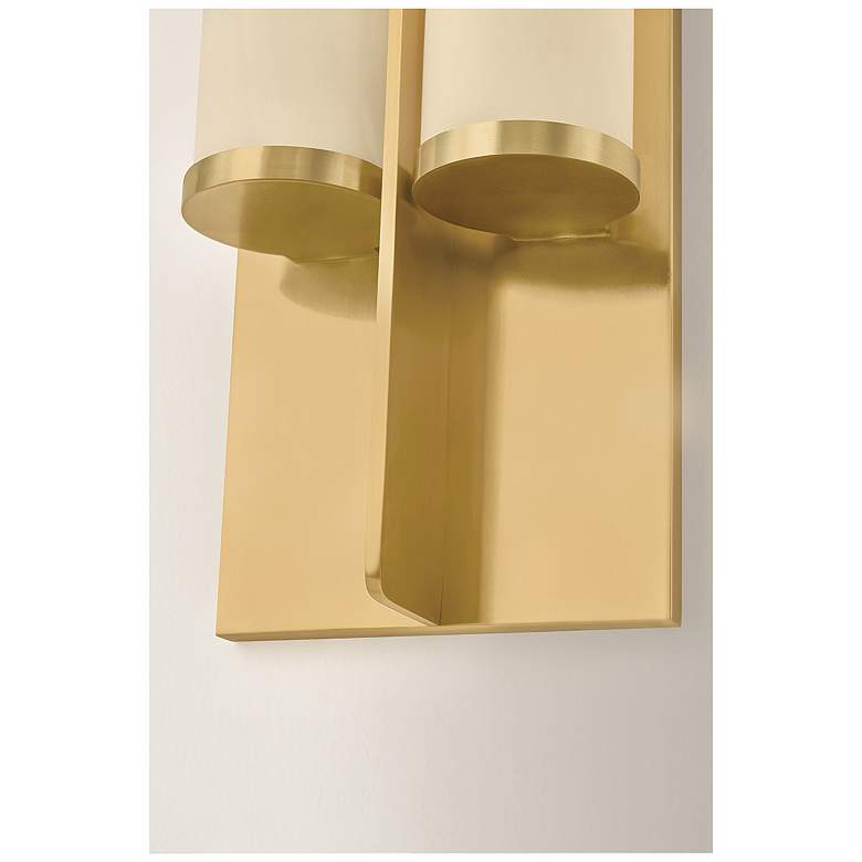 Image 6 Hudson Valley Lighting Northfield Wall Sconce Aged Brass more views