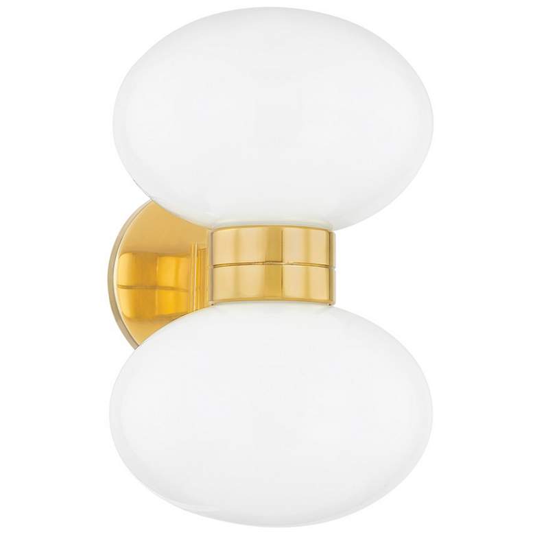 Image 1 Hudson Valley Lighting Otsego 7.5 in. Aged Brass Wall Sconce