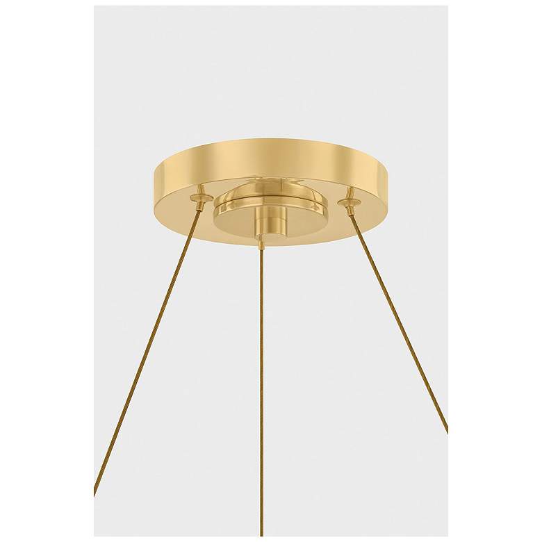 Image 3 Hudson Valley Lighting Pacama Chandelier Aged Brass more views