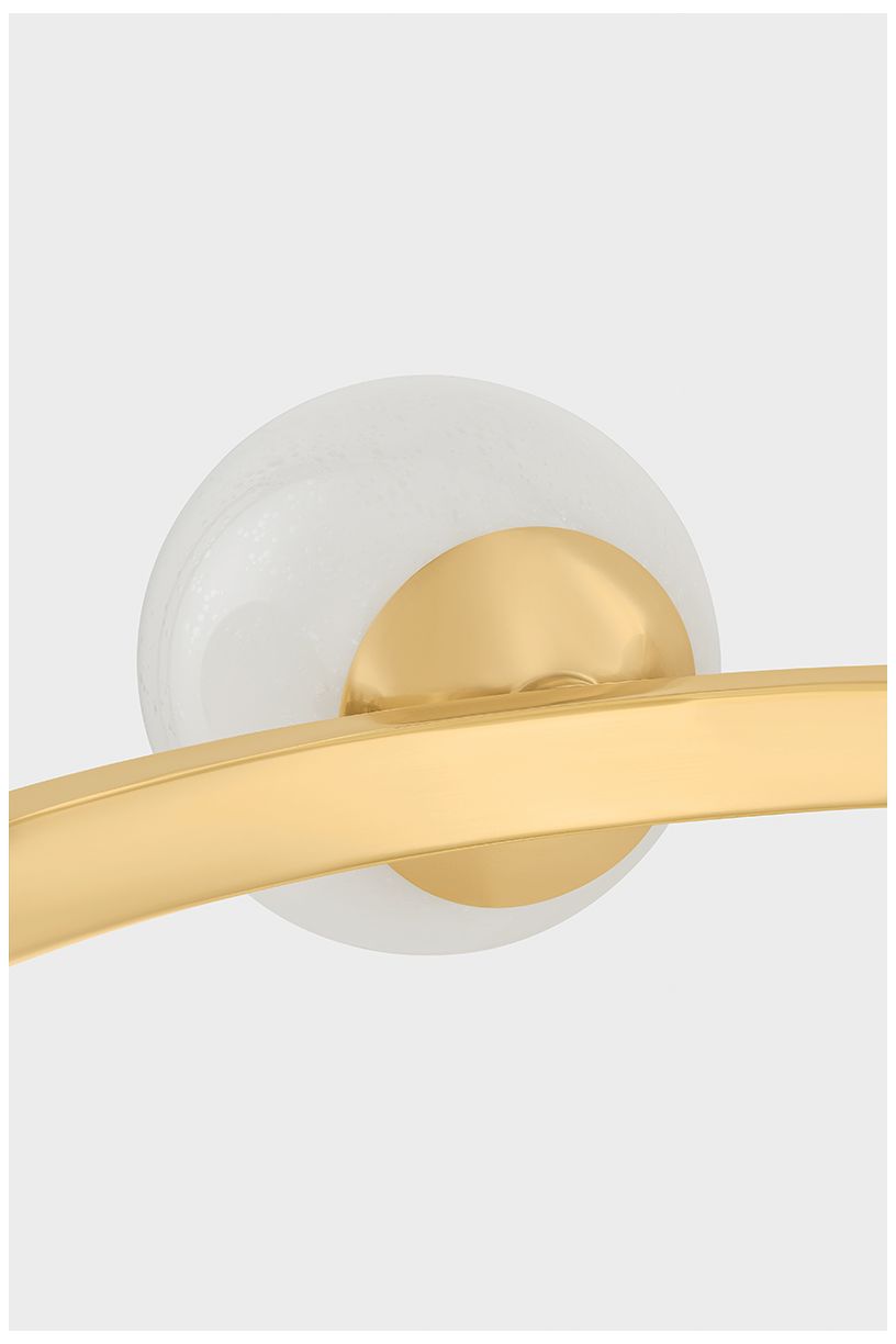 Image 5 Hudson Valley Lighting Pacama Chandelier Aged Brass more views