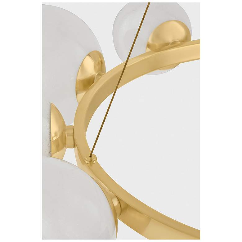 Image 6 Hudson Valley Lighting Pacama Chandelier Aged Brass more views