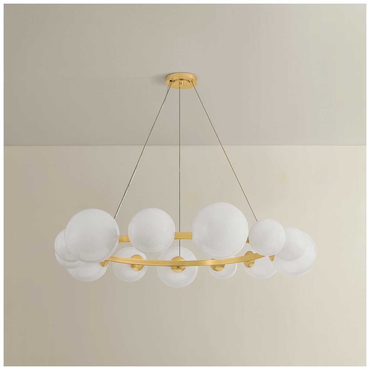 Image 5 Hudson Valley Lighting Pacama Chandelier Aged Brass more views