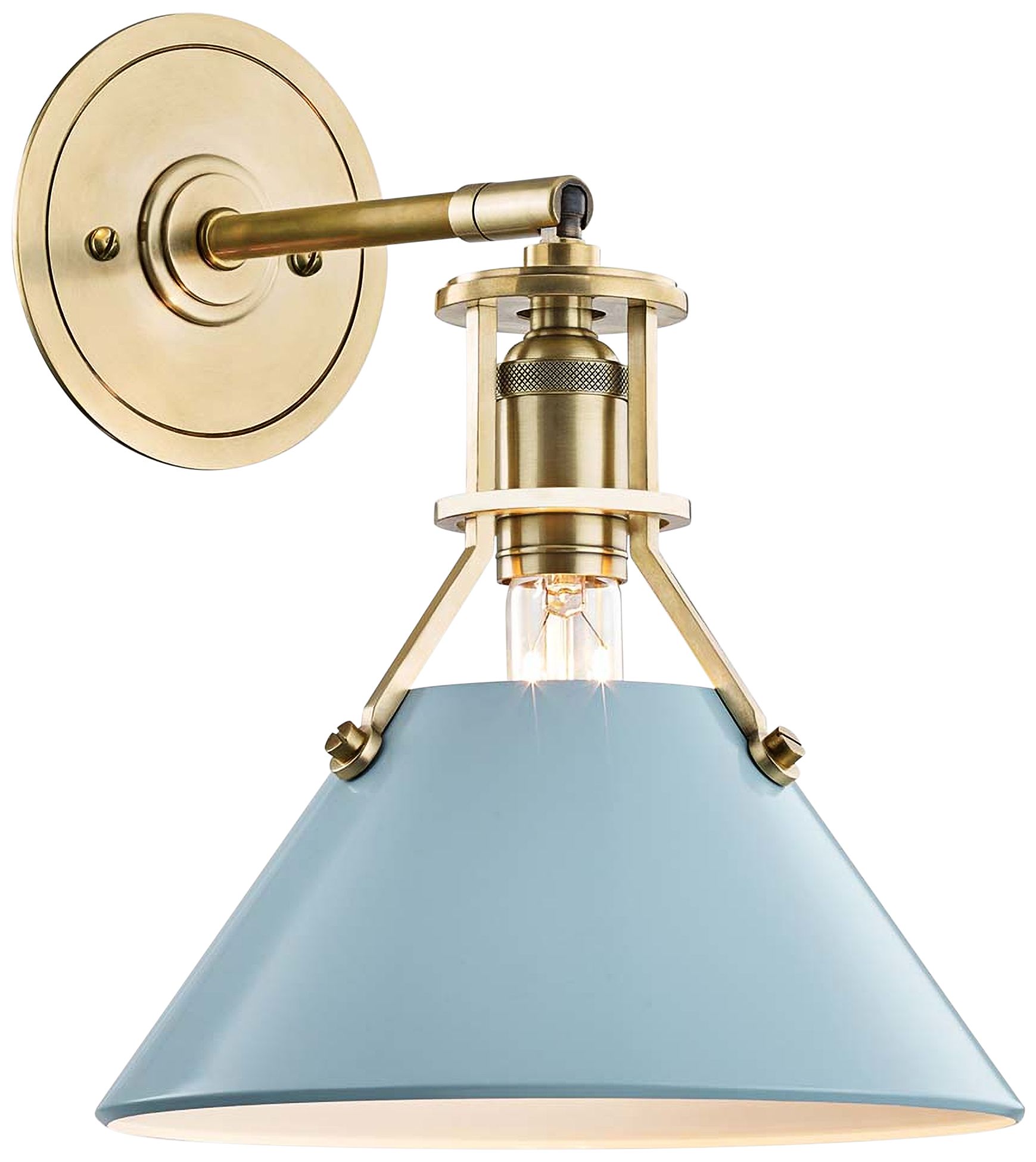 Hudson Valley Lighting Painted No. 2 Brass - Antique Brass Collection