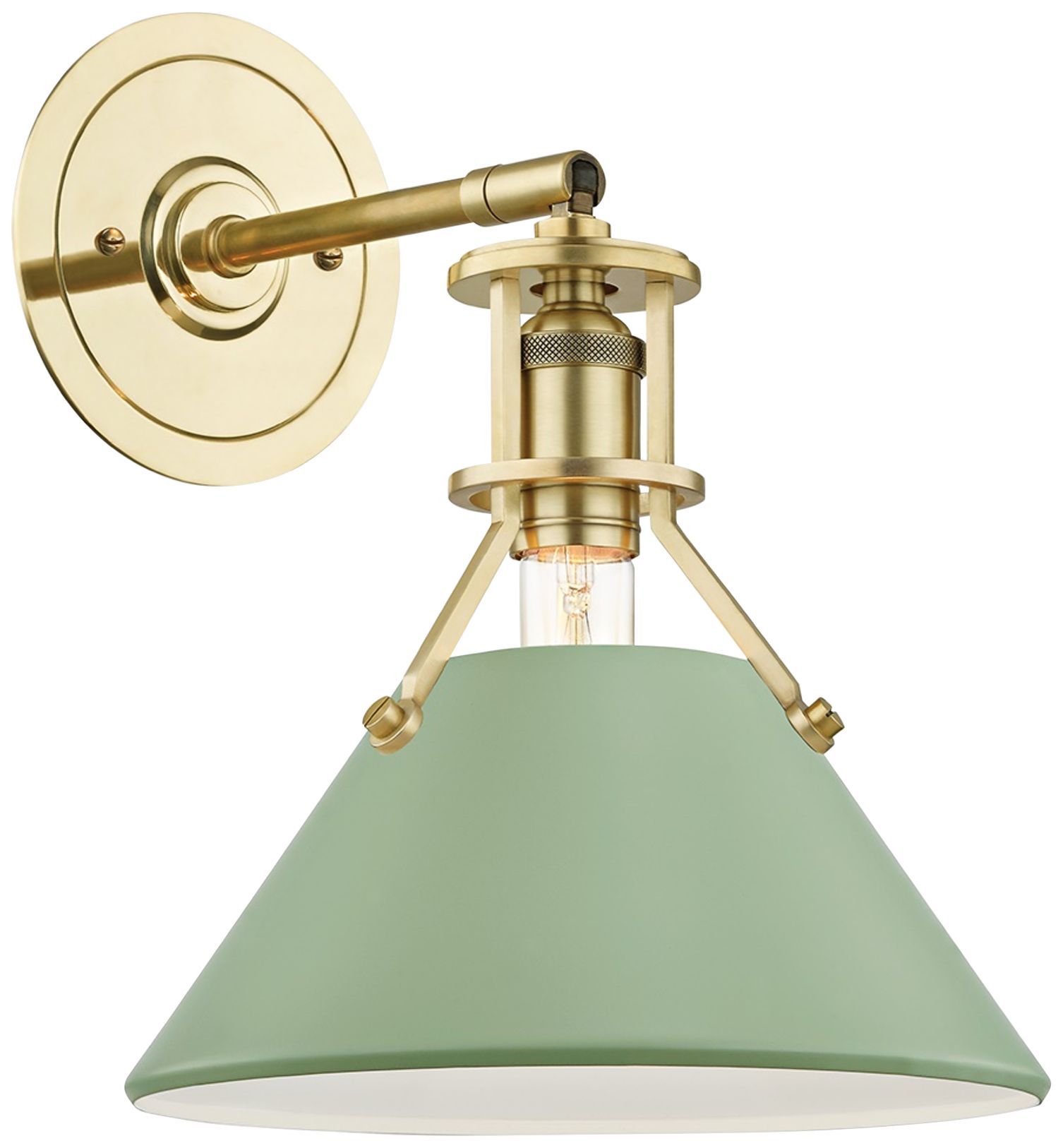 Hudson Valley Lighting Painted No. 2 Brass - Antique Brass Collection