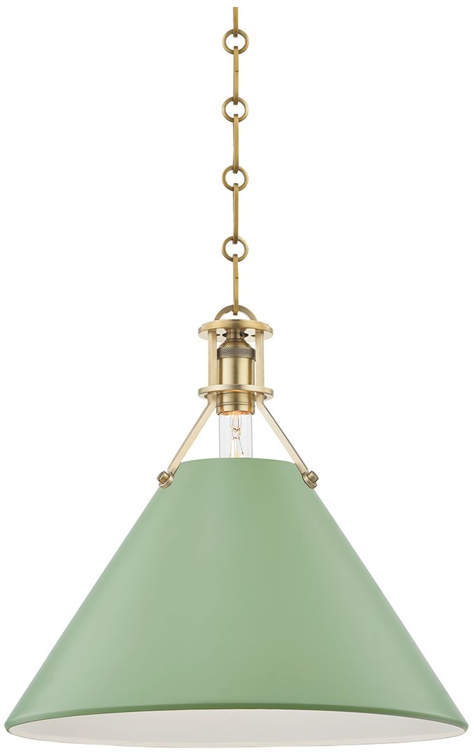Hudson Valley Lighting Painted No. 2 Gold Collection