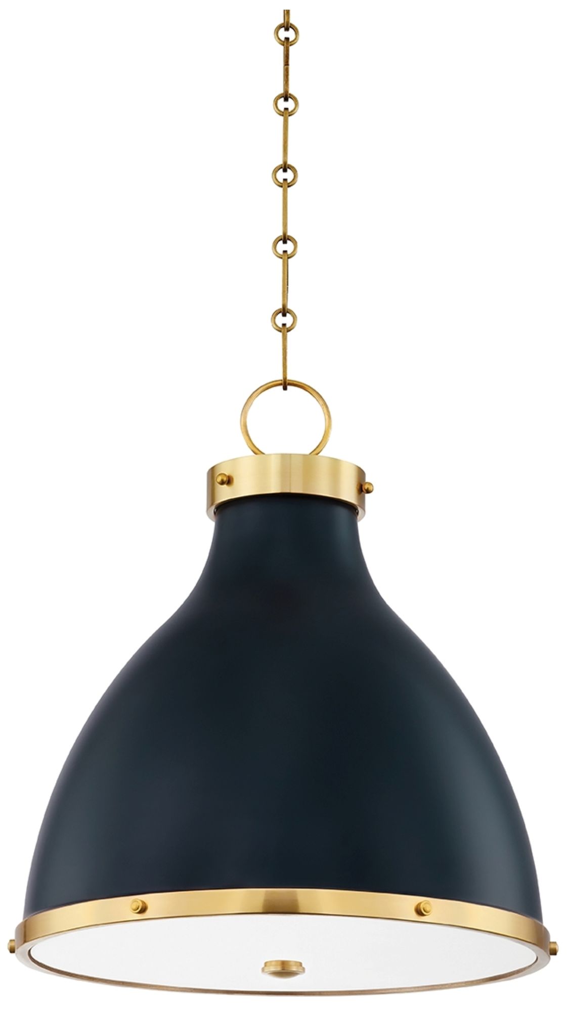 Hudson Valley Lighting Painted No. 3 Brass - Antique Brass Collection