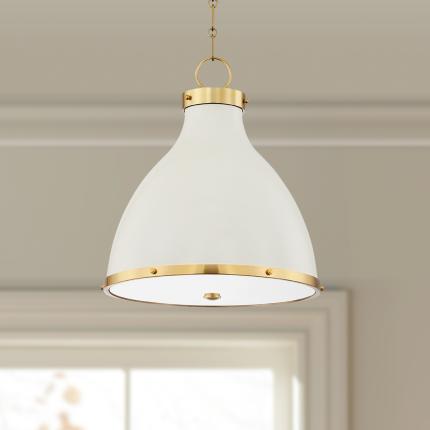 Hudson Valley Lighting Painted No. 3 Brass - Antique Brass Collection