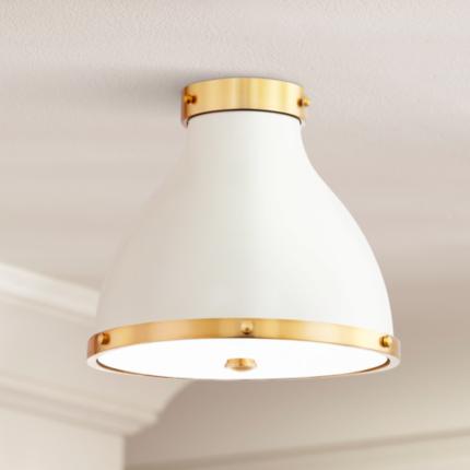Hudson Valley Lighting Painted No. 3 Brass - Antique Brass Collection