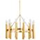 Hudson Valley Lighting Pali 28.25 in. Aged Brass Chandelier