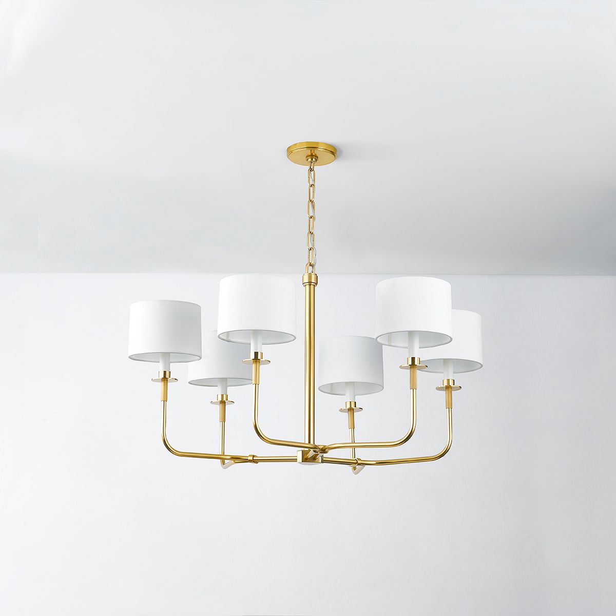 Image 4 Hudson Valley Lighting Paramus 36 in. Aged Brass Chandelier more views