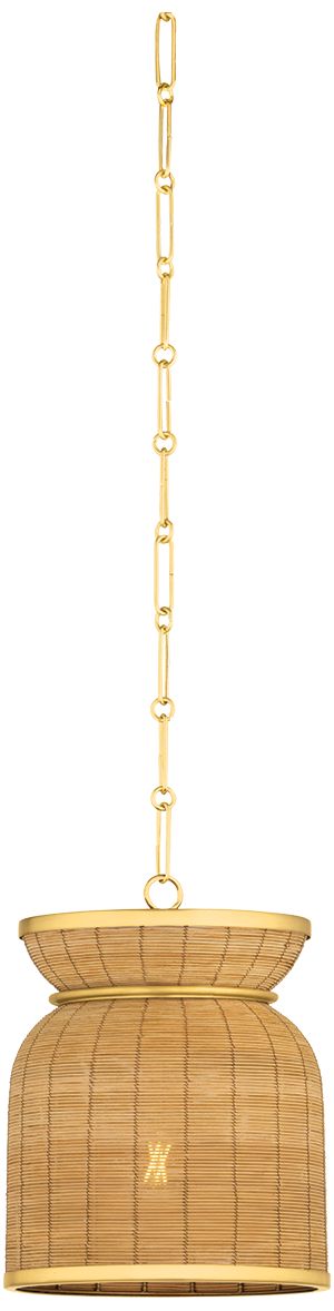 Hudson Valley Lighting Parkchester Pendant Aged Brass