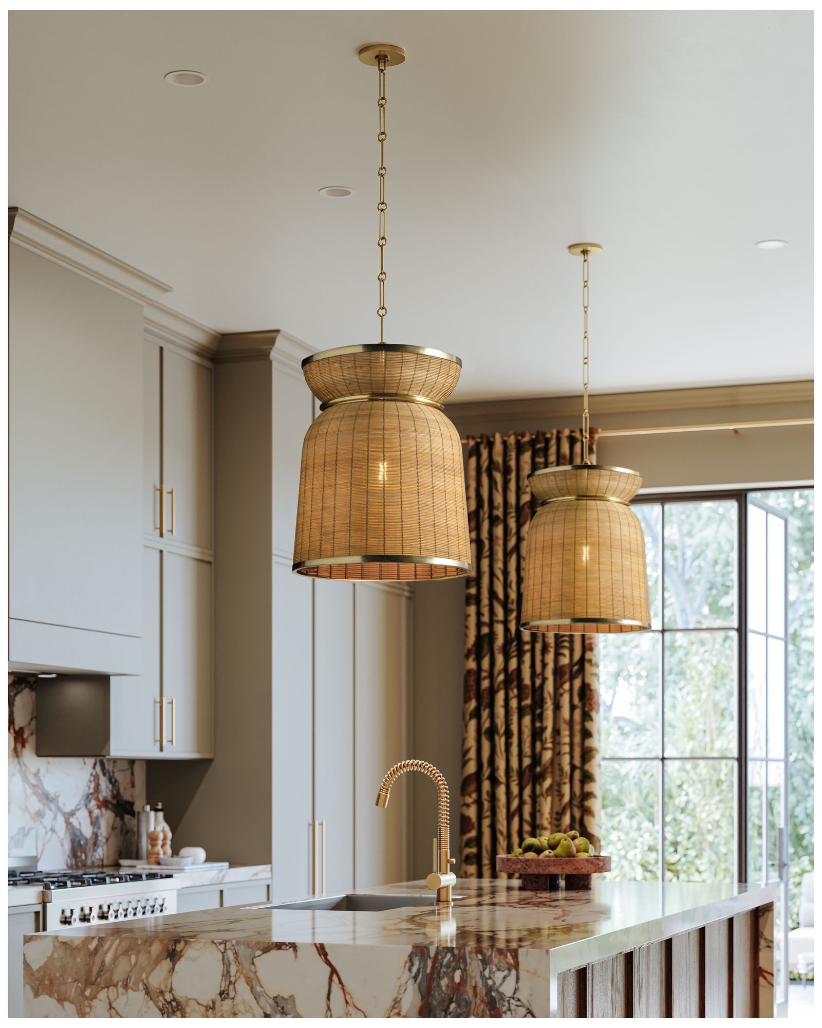 Image 2 Hudson Valley Lighting Parkchester Pendant Aged Brass more views