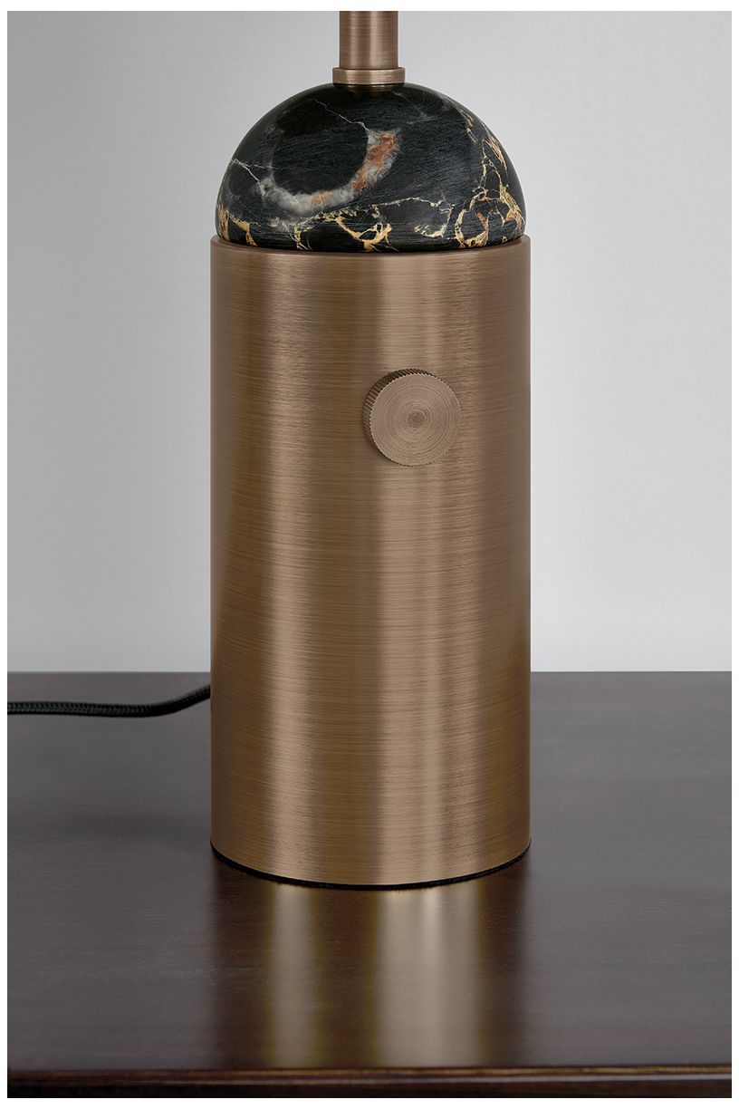 Image 3 Hudson Valley Lighting Parkston Rechargeable Table Lamp Historic Bronze more views