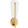 Hudson Valley Lighting Passaic 5.5 in. Aged Brass Wall Sconce