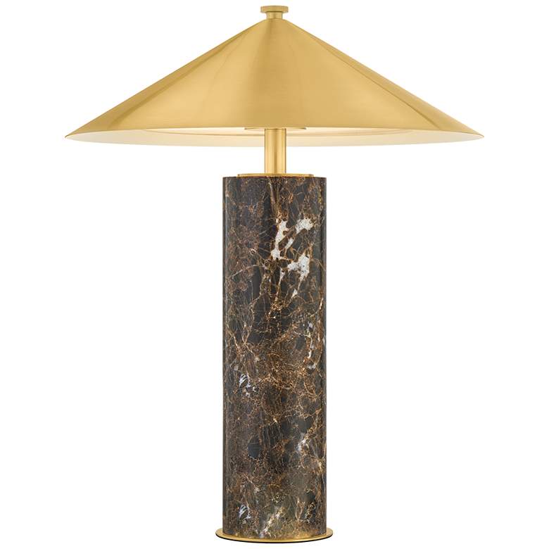 Image 3 Hudson Valley Lighting Permont Rechargeable Table Lamp Aged Brass more views