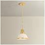 1_Hudson Valley Lighting Pinesbridge Pendant Aged Brass