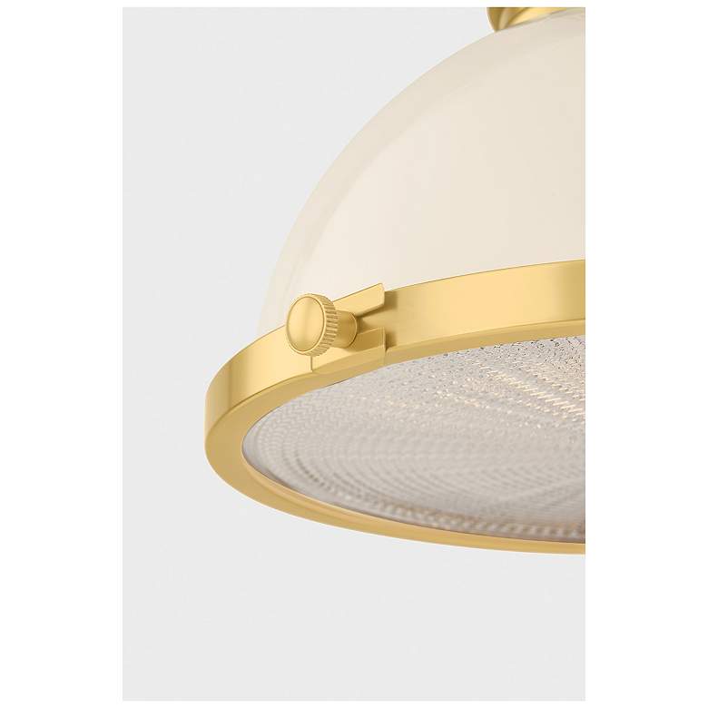 Image 4 Hudson Valley Lighting Pinesbridge Pendant Aged Brass more views