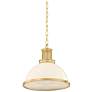 2_Hudson Valley Lighting Pinesbridge Pendant Aged Brass