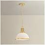 1_Hudson Valley Lighting Pinesbridge Pendant Aged Brass
