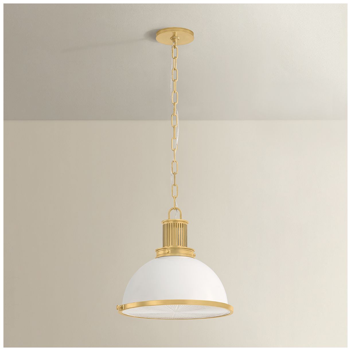 Image 4 Hudson Valley Lighting Pinesbridge Pendant Aged Brass more views