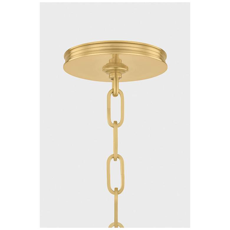 Image 5 Hudson Valley Lighting Pinesbridge Pendant Aged Brass more views