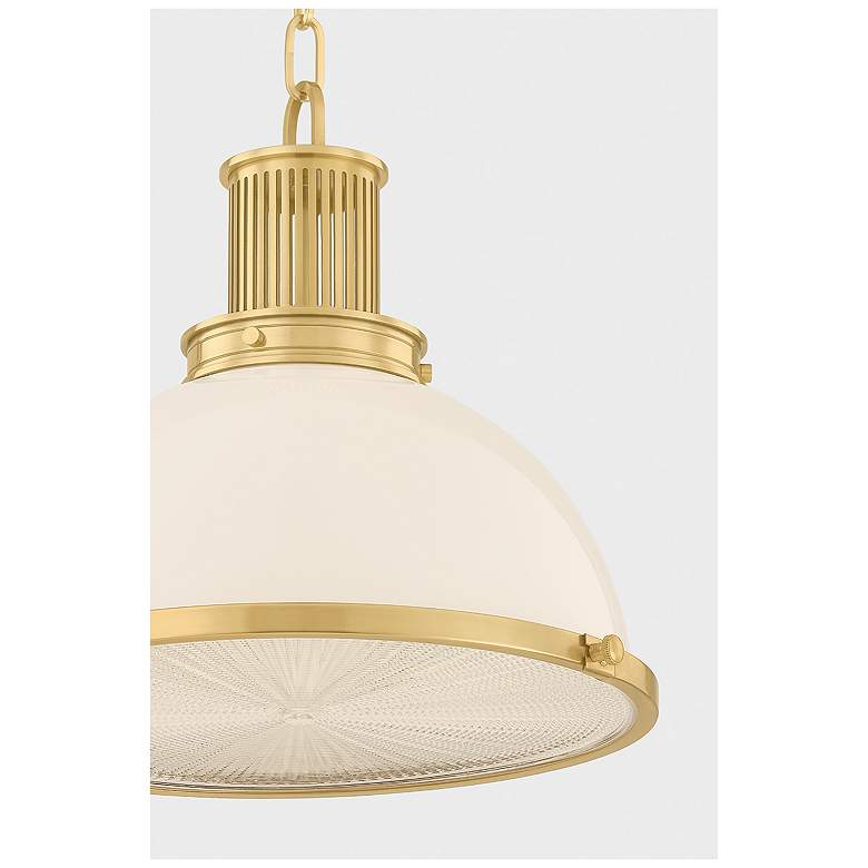 Image 6 Hudson Valley Lighting Pinesbridge Pendant Aged Brass more views