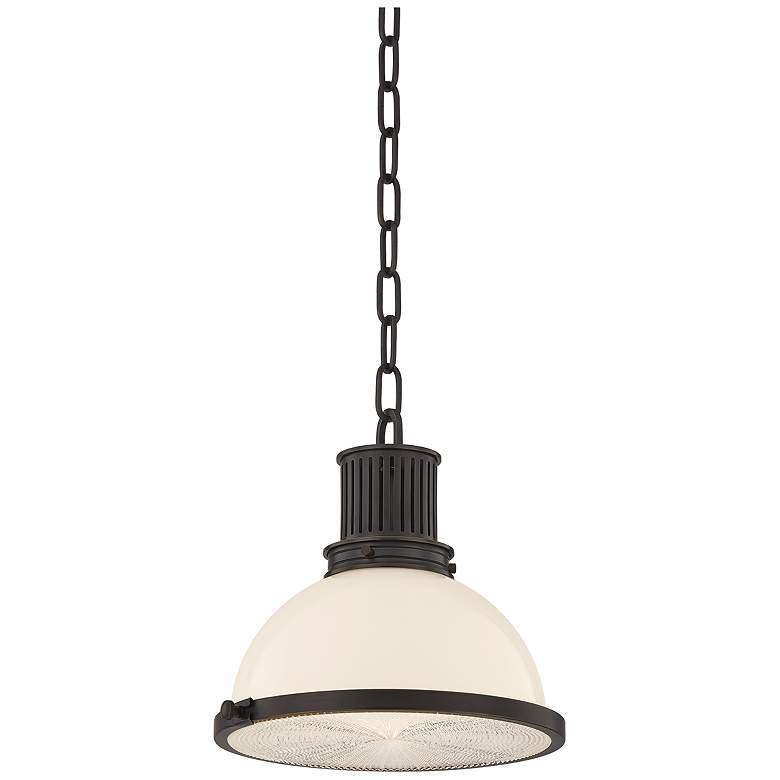 Image 2 Hudson Valley Lighting Pinesbridge Pendant Distressed Bronze