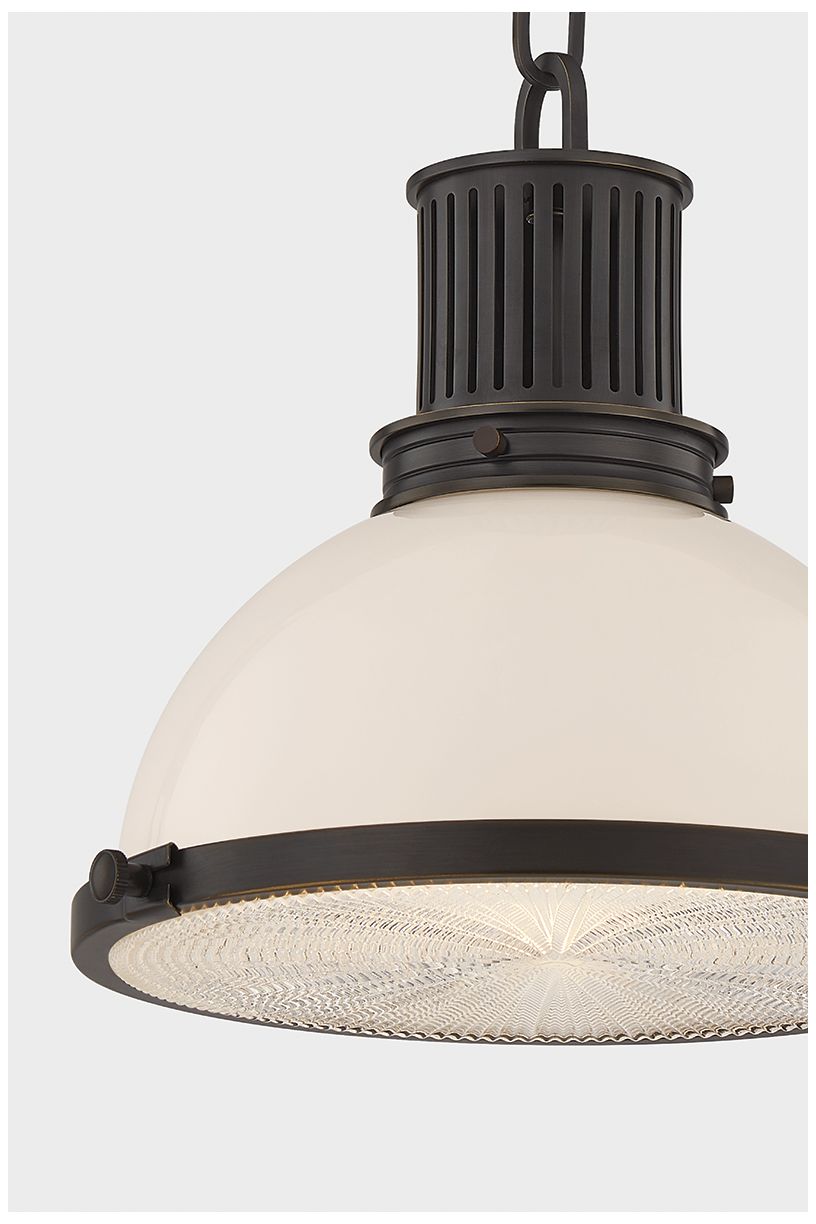 Image 3 Hudson Valley Lighting Pinesbridge Pendant Distressed Bronze more views