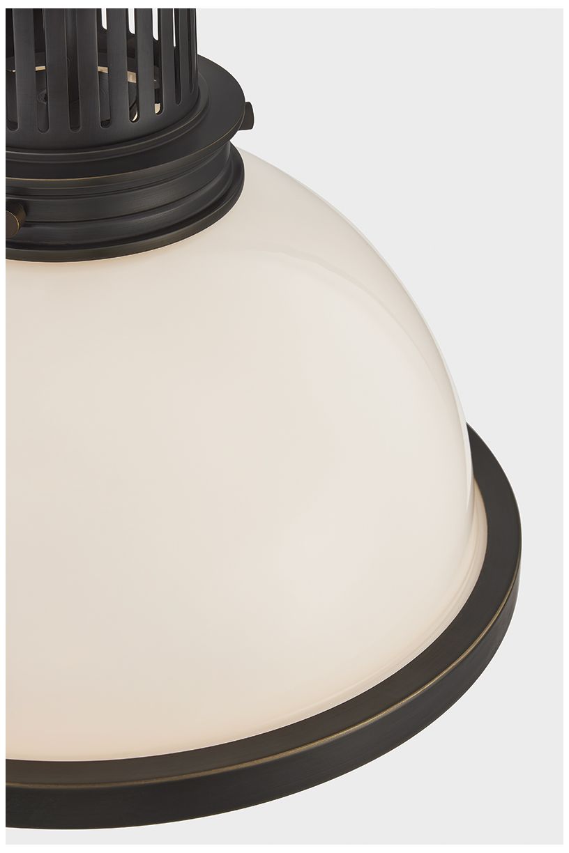 Image 7 Hudson Valley Lighting Pinesbridge Pendant Distressed Bronze more views